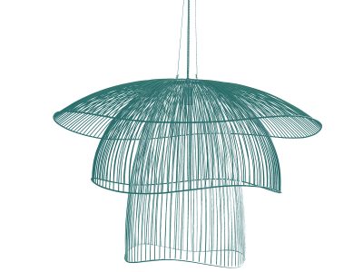 Suspension Papillon - l - bleue