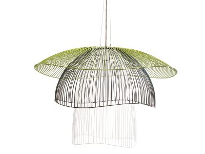 Suspension Papillon - l - verte