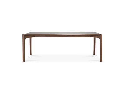 Table pi fixe - teck brun m