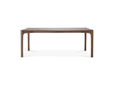 Table pi fixe - teck brun s